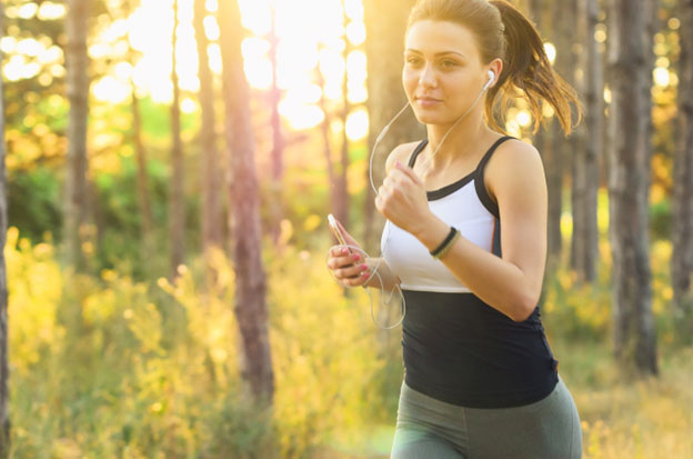 Exercise can also promote healthy