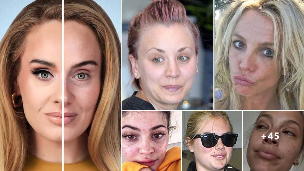 Stars Who Are Unrecognizable With No Makeup