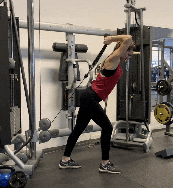Cable Overhead Tricep Extension